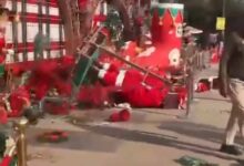 रायपुर के मैग्नेटो मॉल में बवाल, क्रिसमस डेकोरेशन को भीड़ ने किया तहस-नहस