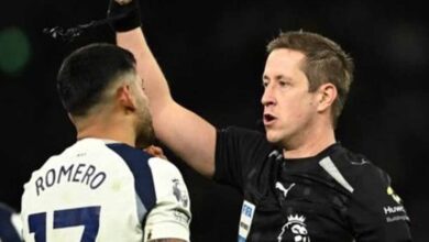 लिवरपूल के खिलाफ रेड कार्ड बना भारी, टॉटेनहम हॉटस्पर के कप्तान क्रिस्टियन रोमेरो पर लटक रहा है लंबा बैन