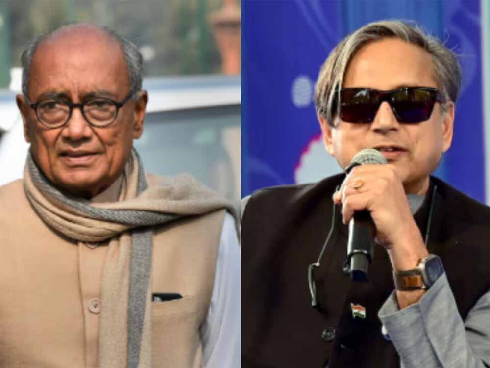 RSS पर दिग्विजय सिंह के बयान को मिला शशि थरूर का समर्थन, संगठन की मजबूती पर जताई सहमति