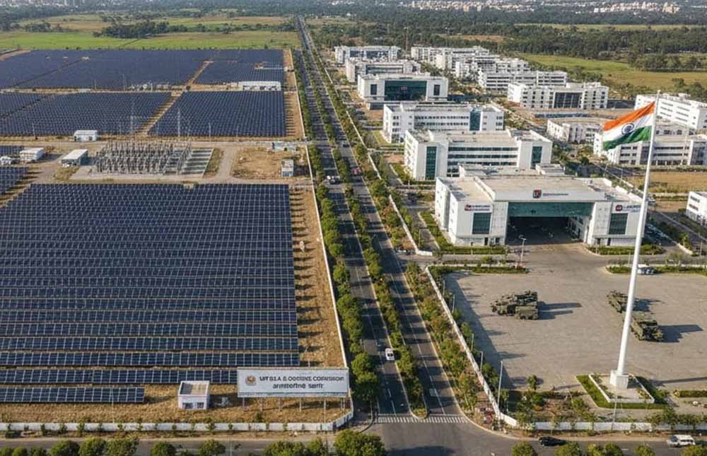 सोलर पार्क के निर्माण ने पकड़ी रफ्तार, डिफेंस कॉरिडोर भी लेने लगा आकार