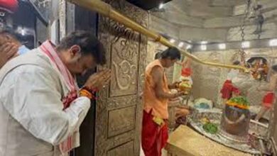 उपमुख्यमंत्री शुक्ल ने बाबा महाकालेश्वर के किए दर्शन