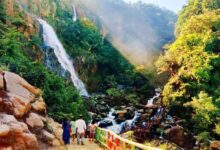 नववर्ष पर सैलानियों से आबाद हुआ झारखंड का लोध फॉल, सबसे ऊंचे जलप्रपात की खूबसूरती ने मोहा मन