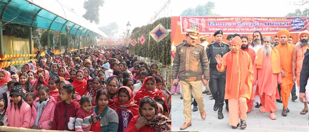 गोरखनाथ मंदिर में उमड़ा आस्था का ज्वार