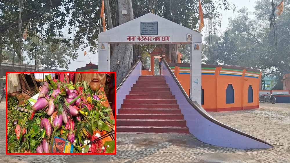 बैगन चढ़ाओ, मन्नत पाओ! बिहार के इस अनोखे शिवधाम में खेती से जुड़ी है भोलेनाथ की आस्था बैगन चढ़ाओ, मन्नत पाओ! बिहार के इस अनोखे शिवधाम में खेती से जुड़ी है भोलेनाथ की आस्था
