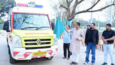 विधायक रिकेश ने शुरू की किफायती दर पर वेंटीलेटर एम्बुलेंस सेवा, भिलाईयंस को समर्पित