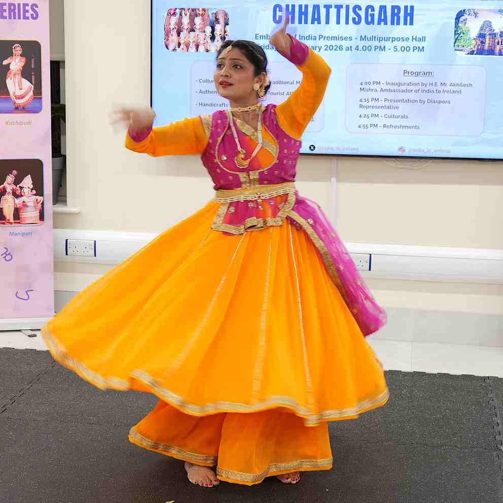 छत्तीसगढ़ की कला आयरलैंड तक पहुँचना गौरव का विषय : मुख्यमंत्री विष्णु देव साय