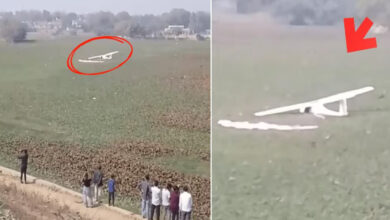 प्रयागराज में एयर फोर्स का ट्रेनी विमान क्रैश, तालाब में गिरने से पहले छात्रों ने पायलट को किया रेस्क्यू