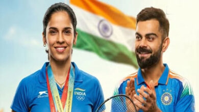 विराट कोहली ने सराहा साइना नेहवाल का अद्भुत करियर, कहा-आप हैं भारत का गौरव विराट कोहली ने सराहा साइना नेहवाल का अद्भुत करियर, कहा-आप हैं भारत का गौरव