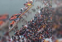 प्रयागराज: पौष पूर्णिमा पर माघ मेले में 21 लाख श्रद्धालुओं ने लगाई आस्था की डुबकी