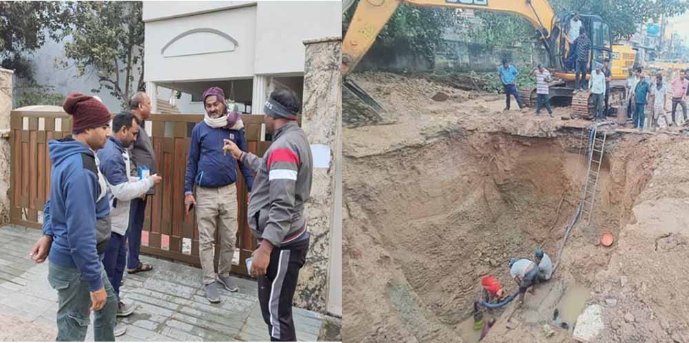 रायपुर में स्वच्छ क्लोरीनयुक्त पेयजल की घरों में हो रही आपूर्ति, लीकेज को ट्रेस कर तत्काल किया सुधार रायपुर में स्वच्छ क्लोरीनयुक्त पेयजल की घरों में हो रही आपूर्ति, लीकेज को ट्रेस कर तत्काल किया सुधार