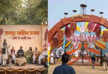 रायपुर साहित्य महोत्सव में हो रहा काव्य-पाठ, दूर-दूर से आए साहित्य प्रेमी