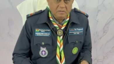 भारत स्काउट एंड गाईड के मुख्य राष्ट्रीय कमिश्नर खण्डेलवाल ने की जम्बुरी की व्यवस्थाओं की तारीफ