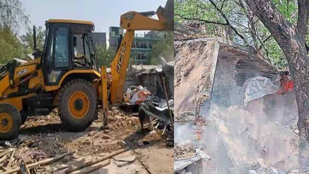 झारखंड में 50 करोड़ की जमीन पर गरजा बुलडोजर, सरकारी भूमि से हटाया कब्जा