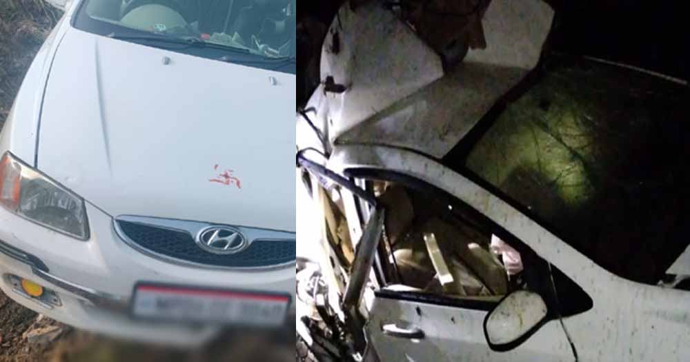 नरसिंहपुर में कार पलटने से चार दोस्त गंभीर घायल, पुलिस ने शुरू की जांच