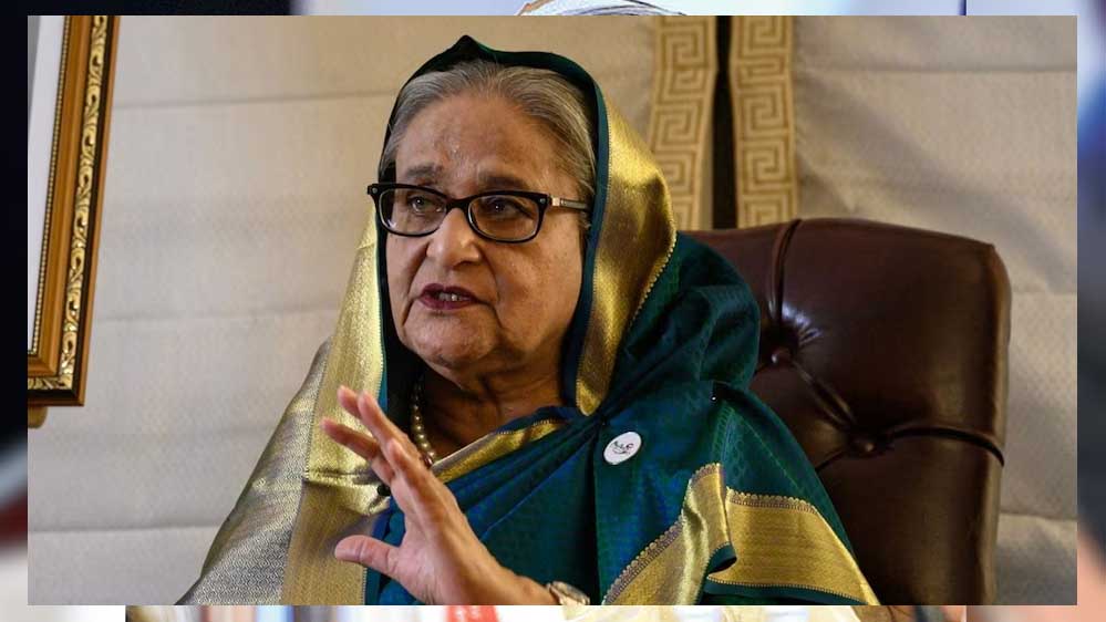 शेख हसीना का बड़ा बयान: देशवासियों से कठपुतली सरकार को उखाड़ फेंकने का आह्वान