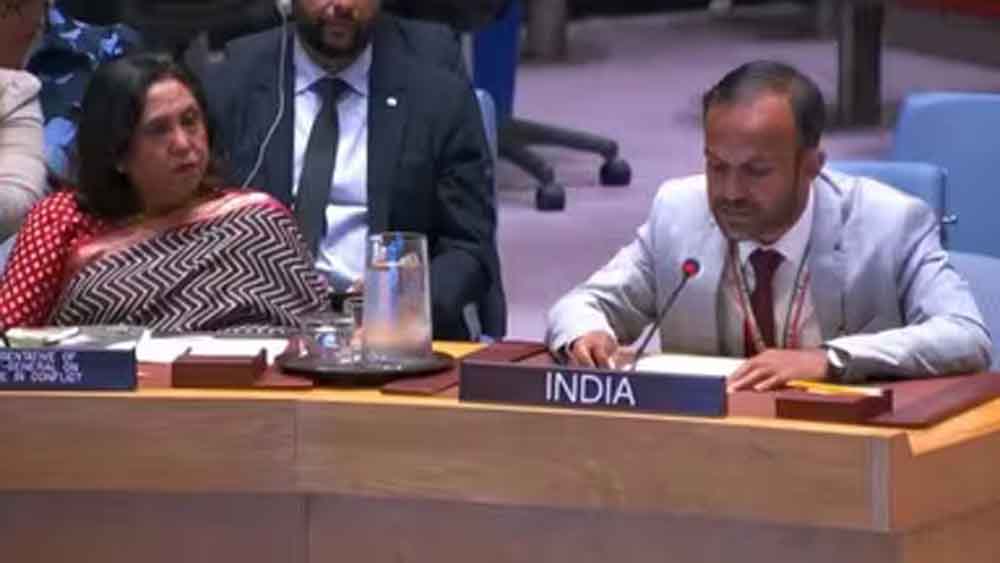 संयुक्त राष्ट्र में भारत का कड़ा संदेश: छोटी सोच और विभाजनकारी एजेंडे से बाहर आए पाकिस्तान संयुक्त राष्ट्र में भारत का कड़ा संदेश: छोटी सोच और विभाजनकारी एजेंडे से बाहर आए पाकिस्तान