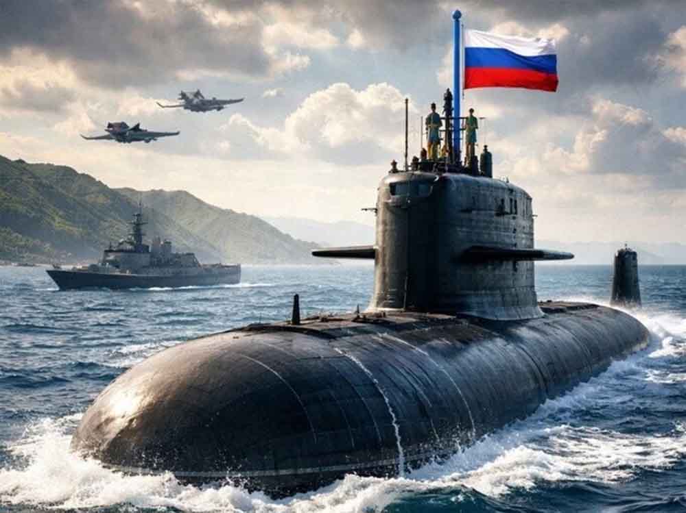 अमेरिकी हमले के बाद वेनेजुएला के पास रूस की पनडुब्बी तैनात, पूरे क्षेत्र में युद्ध जैसे हालात अमेरिकी हमले के बाद वेनेजुएला के पास रूस की पनडुब्बी तैनात, पूरे क्षेत्र में युद्ध जैसे हालात