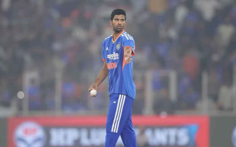 न्यूजीलैंड के खिलाफ टी20 सीरीज से बाहर हुए वॉशिंगटन सुंदर, टीम इंडिया को झटका