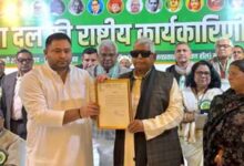 राजद में बड़ा बदलाव: तेजस्वी यादव बने कार्यकारी अध्यक्ष, लालू प्रसाद की मौजूदगी में हुआ ऐलान