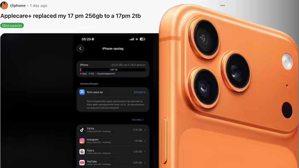 नुकसान से बन गया फायदा! iPhone गुम होने पर Apple ने दिया 2TB वेरिएंट