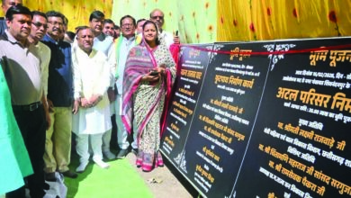 मंत्री लक्ष्मी राजवाड़े ने 18.38 करोड़ रुपए के विकास कार्यों का किया भूमिपूजन