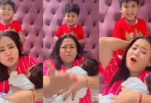 मस्ती या शरारत? भारती सिंह के बेटे गोला ने खींचे मां के बाल, गोद में रोता दिखा काजू