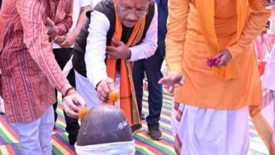 नीलकंठेश्वर महादेव मंदिर के प्राण-प्रतिष्ठा समारोह में मुख्यमंत्री विष्णु देव साय हुए शामिल नीलकंठेश्वर महादेव मंदिर के प्राण-प्रतिष्ठा समारोह में मुख्यमंत्री विष्णु देव साय हुए शामिल