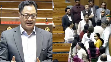 कांग्रेस सांसदों पर गंभीर आरोप: PM मोदी को धमकी, स्पीकर को गाली, किरेन रिजिजू ने वीडियो जारी किया