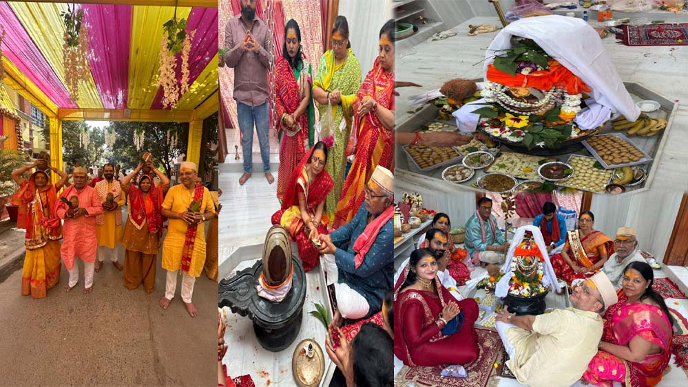 नर्मेदश्वर महादेव का नया मंदिर बना,धूम धाम से समारोह हुआ नर्मेदश्वर महादेव का नया मंदिर बना,धूम धाम से समारोह हुआ