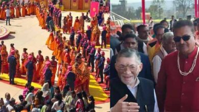 सामूहिक विवाह समारोह में 101 जोड़े बंधे सात फेरों में, राज्यपाल संतोष गंगवार ने दिया आशीर्वाद