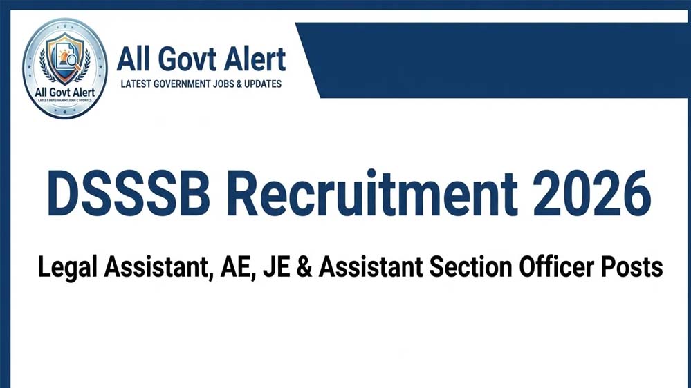 दिल्ली में 911 सरकारी नौकरियां, DSSSB ASO भर्ती के लिए आज से ऑनलाइन आवेदन शुरू