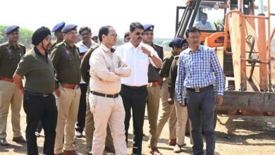 रहंगी में मुख्यमंत्री के आगमन की तैयारियां तेज, कलेक्टर-एसएसपी ने किया स्थल निरीक्षण