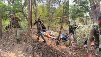 नक्सलगढ़ पुरंगेल में सुरक्षाबलों ने दिखाया साहस, आग से झुलसी महिला का किया रेस्क्यू, चारपाई पर लाकर पहुंचाया नक्सलगढ़ पुरंगेल में सुरक्षाबलों ने दिखाया साहस, आग से झुलसी महिला का किया रेस्क्यू, चारपाई पर लाकर पहुंचाया