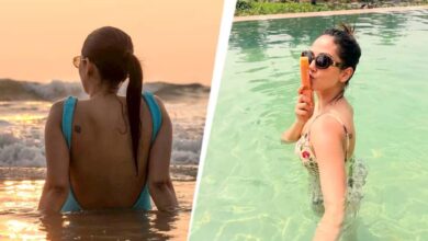 बैकलेस मोनोकनी में छाईं शाहिद कपूर की पत्नी, बीच पर मीरा के स्वैग ने मचाई धूम