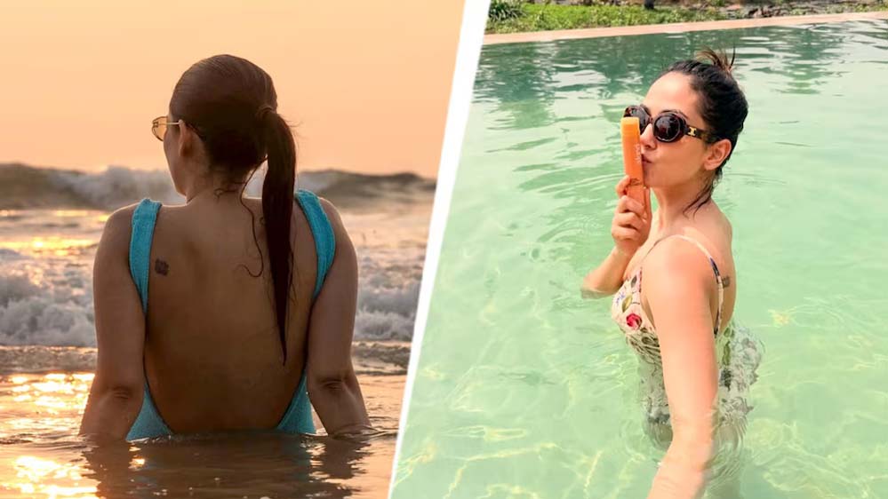 बैकलेस मोनोकनी में छाईं शाहिद कपूर की पत्नी, बीच पर मीरा के स्वैग ने मचाई धूम