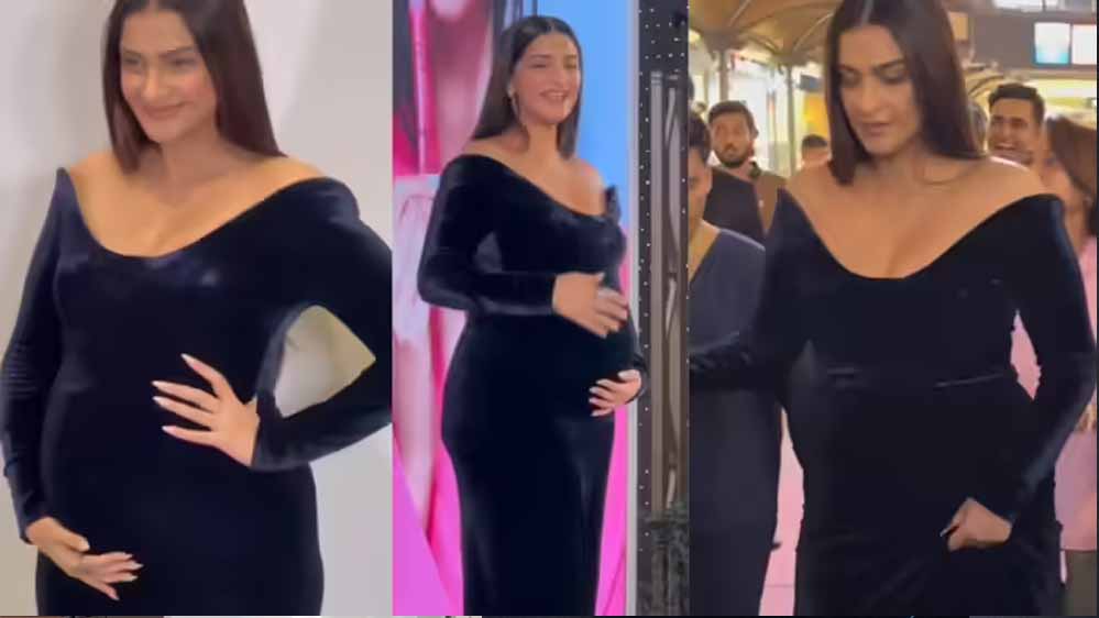 शर्ट अनबटन कर सोनम कपूर ने दिखाया बेबी बंप, प्रेग्नेंसी ग्लो पर फैंस हुए फिदा शर्ट अनबटन कर सोनम कपूर ने दिखाया बेबी बंप, प्रेग्नेंसी ग्लो पर फैंस हुए फिदा
