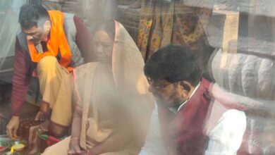 पशुपालन एवं डेयरी विभाग राज्यमंत्री पटेल ने माँ नर्मदा का किया पूजन पशुपालन एवं डेयरी विभाग राज्यमंत्री पटेल ने माँ नर्मदा का किया पूजन