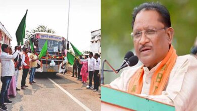 दूरस्थ ग्रामों में मुख्यमंत्री ग्रामीण बस योजना शुरू, जशपुर के तीन रूट की बसों को दिखाई हरी झंडी