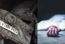 बारात से लौट रही कार गड्ढे में गिरी, 2 की मौत और दो की हालत गंभीर