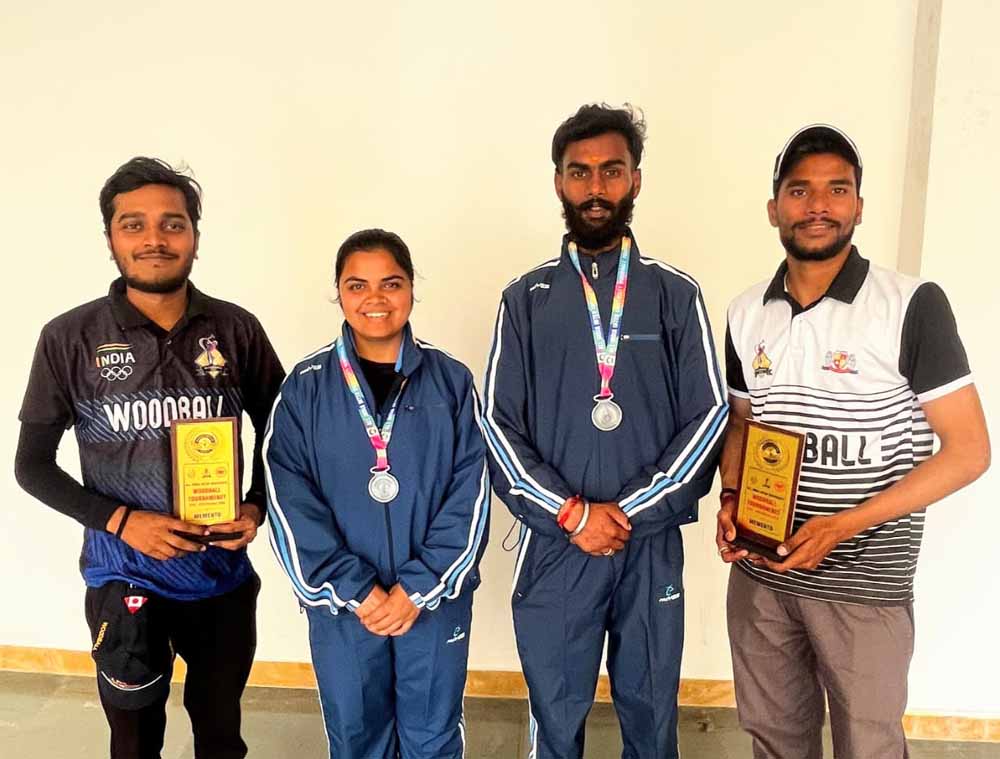 सरगुजा जिला वुडबॉल संघ के खिलाड़ियों का राष्ट्रीय मंच पर जलवा, जीते सिल्वर मेडल
