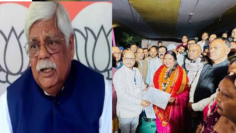 बीजेपी समर्थित प्रत्याशी के जश्न में मची अफरा-तफरी, जुलूस के दौरान सांसद हुए बेहोश