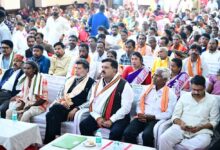 जगदलपुर के वृहद किसान सम्मेलन में उप मुख्यमंत्री  विजय शर्मा हुए शामिल