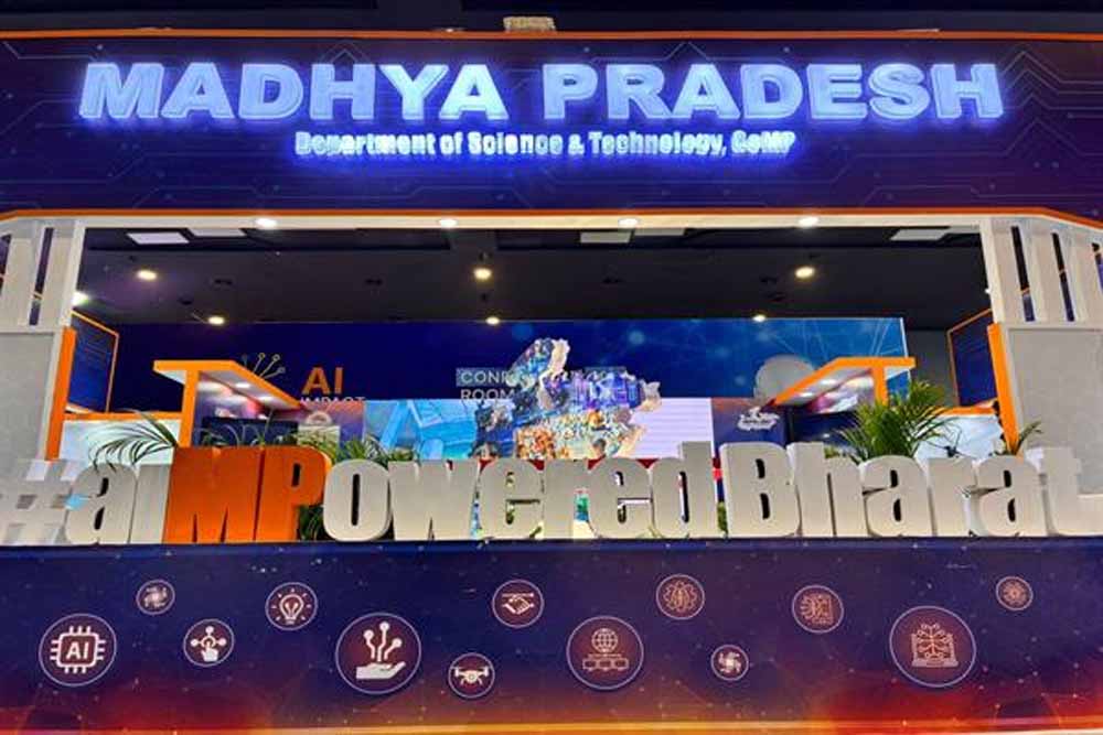 एआई आधारित सुशासन सॉल्यूशंस से सशक्त भारत का संदेश, एमपी पेवेलियन बना आकर्षण का केंद्र
