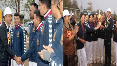 मध्यप्रदेश पुलिस अकादमी भोपाल में प्रशिक्षु उप पुलिस अधीक्षकों के बीच मैत्री वॉलीबाल मैच आयोजित