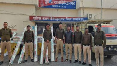 मध्यप्रदेश पुलिस ने चोरी एवं रेलवे संपत्ति चुराने वाले आरोपियों को किया गिरफ्तार
