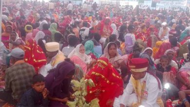 मुख्यमंत्री कन्या विवाह योजना के तहत 188 जोड़े बधे मंगल सूत्र में मुख्यमंत्री कन्या विवाह योजना के तहत 188 जोड़े बधे मंगल सूत्र में