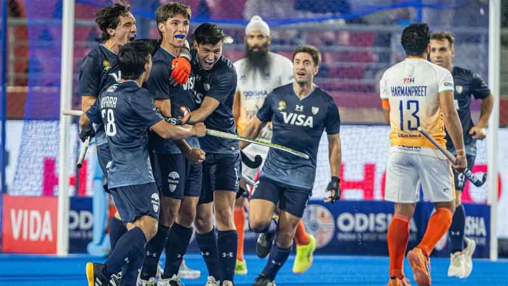 हॉकी प्रो लीग में भारत की शर्मनाक हार, अर्जेंटीना ने 8-0 से किया क्लीन स्वीप