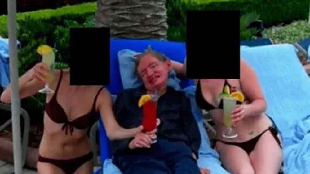 एपस्टीन फाइल में नया खुलासा: बिकिनी पहनी महिलाओं के बीच दिखे स्टीफन हॉकिंग, तस्वीर से मचा बवाल एपस्टीन फाइल में नया खुलासा: बिकिनी पहनी महिलाओं के बीच दिखे स्टीफन हॉकिंग, तस्वीर से मचा बवाल