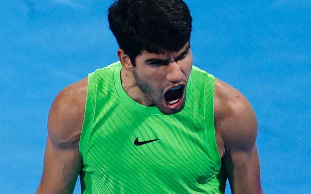 कार्लोस अल्काराज़ को कतर ओपन का खिताब कार्लोस अल्काराज़ को कतर ओपन का खिताब