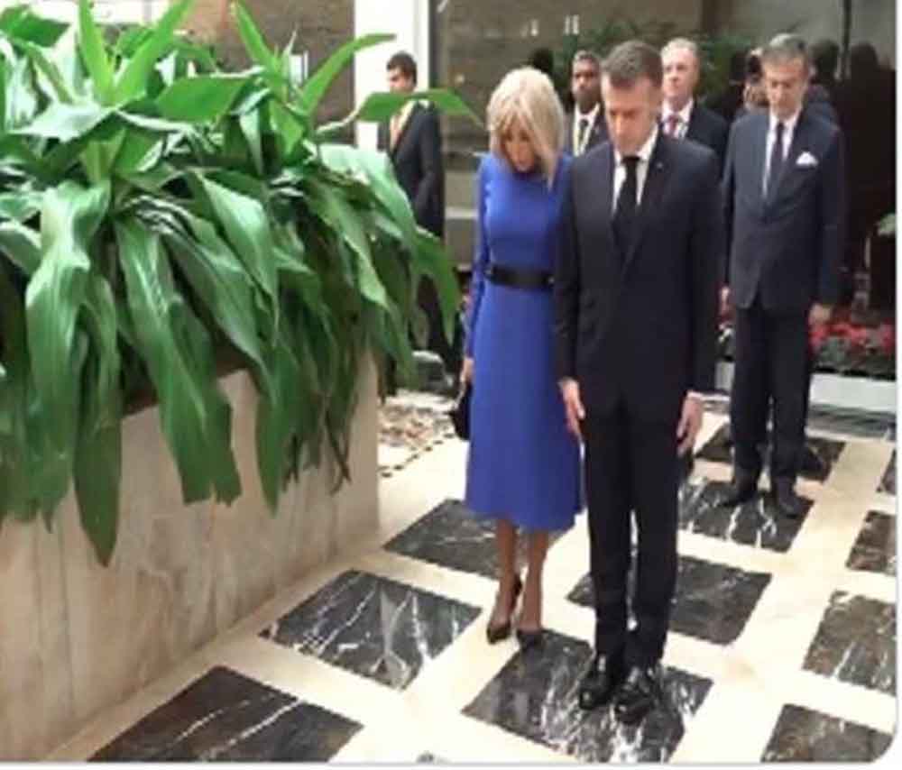 मैक्रों का मुंबई दौरा: 26/11 के शहीदों को श्रद्धांजलि, भावुक हुआ माहौल